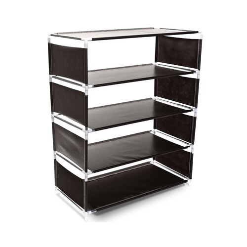 Armario Closet Organizador Ropa Ropero Zapatero Rack Armable Color Gris