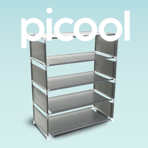 PICOOL Closet Estante Anaquel Zapatero Armable Portatil 5 Repisas,estante  para zapatos poratil,closet anaquel para zapatos portatil de 5