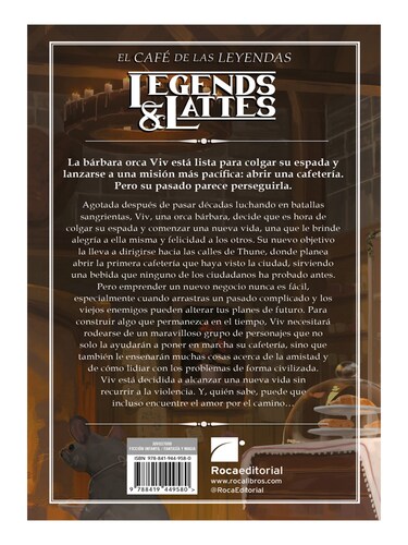 Libro El café de las leyendas Autor Travis Baldree ,Raúl Sastre Letona