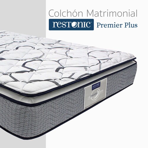 Colchon Matrimonial Restonic Premier Plus Ortopedico 