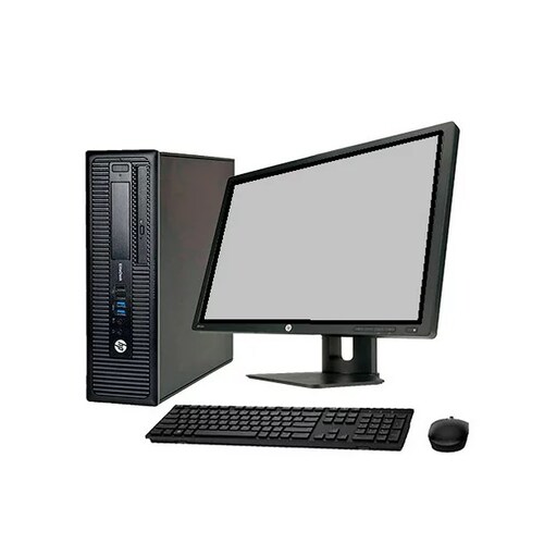 PC HP ProDesk 600 G1 SFF Intel Pentium, 12GB RAM, 256GB SSD, Monitor 19",  EQUIPO CLASE A, REACONDICIONADO