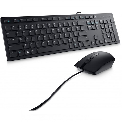 Kit de Teclado y Mouse Dell KM300C, Alámbrico, USB, Negro (Español)