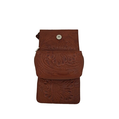 Cartera en Piel Vacuno Cincelada Fana Sofia Chedron