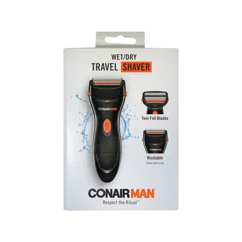 Recortadora portatil negra, conair man