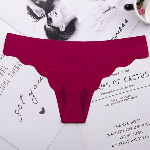 Tanga Sin Costuras De Mujer Sexy Bragas De 6 Piezas