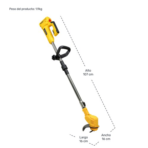 Desbrozadora Electrica Plegable 8 Cuchillas 2 Abterias