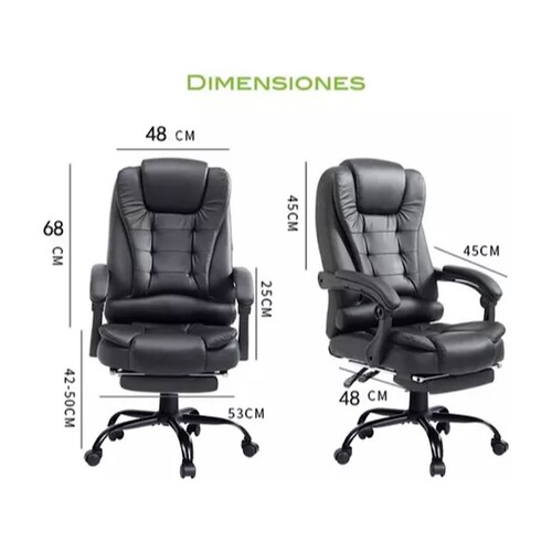 Silla Escritorio Ejecutiva Ergonomica Ajustable Reclinable