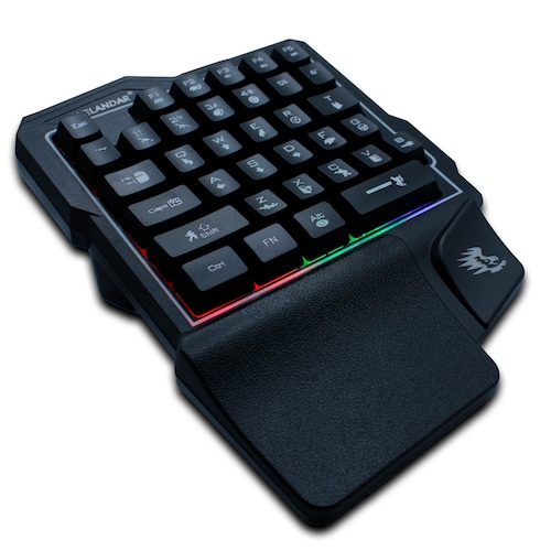 Teclado Gamer De Una Sola Mano Con Luz RGB .