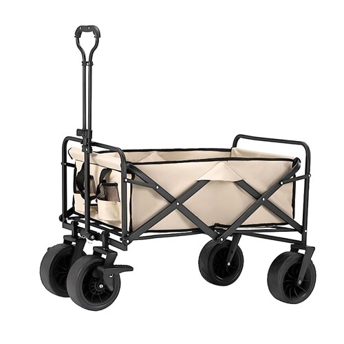 Carrito de Mano para Exteriores y Bricolaje con Rodamiento, Capacidad de Carga 80 kg