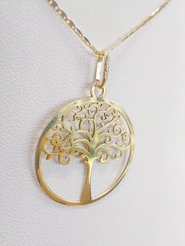 Dije Árbol Vida Oro 10K. + Obsequio
