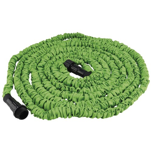 Manguera Expandible 2.60 a 7.5 Metros Súper flexible Extremadamente duradera resistente a la intemperie y al desgaste Manguera de látex 100% Revestida de poliéster 100%