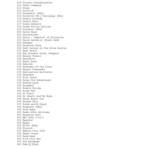 Colección De Juegos Clásicos Nes 852 En 1 Juegos Físicos.