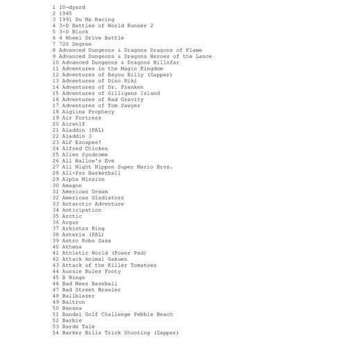 Colección De Juegos Clásicos Nes 852 En 1 Juegos Físicos.