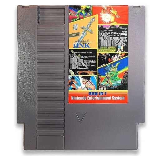 Colección De Juegos Clásicos Nes 852 En 1 Juegos Físicos.