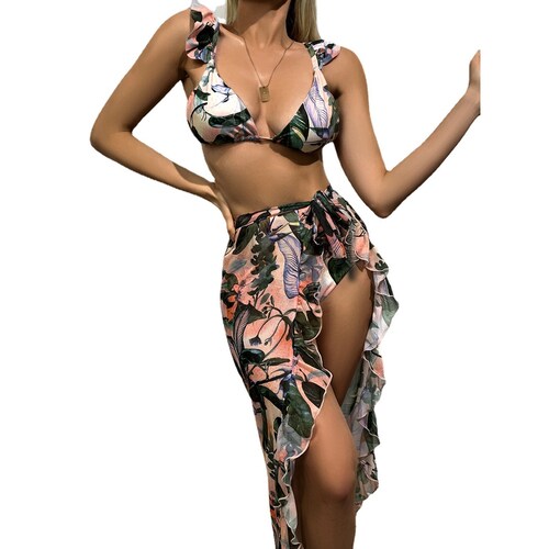 Traje de baño para dama 3 piezas
