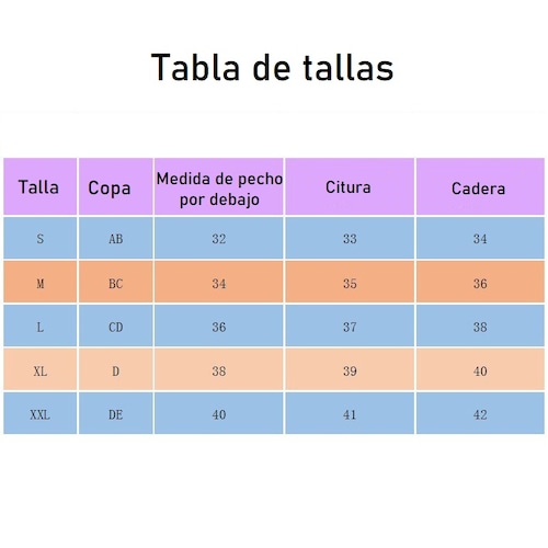 Traje de baño para dama 3 piezas