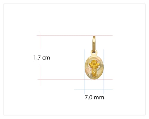 Dije Oro 10k Horoz Divino Niño S855.