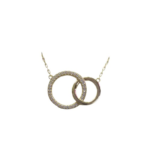 Gargantilla Aros Oro 14k. + Obsequio