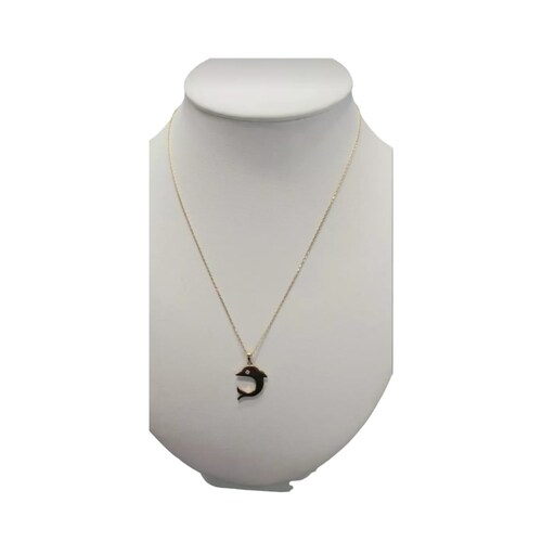 Gargantilla Delfín Oro De 14K + Obsequio