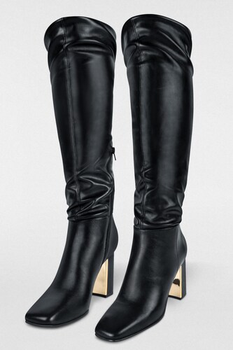 Botas extralargas ajustables Schatz color negro, mod. 1044110