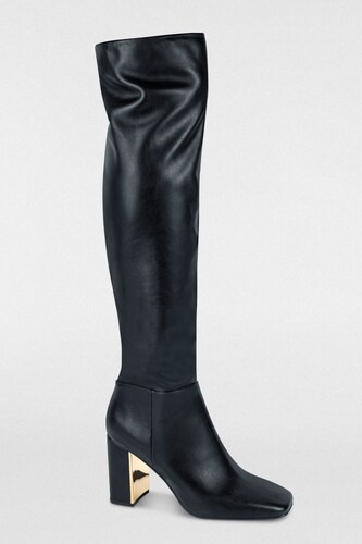 Botas extralargas ajustables Schatz color negro, mod. 1044110