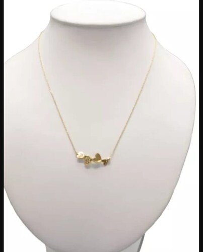 Gargantilla 4 Corazones Oro 14 K. + Obsequio