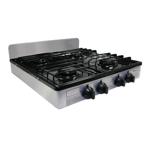 PARILLA DE GAS KOBLENZ PSK-400S VICTORIA 4 QUEMADORES SILVER ENDY6.