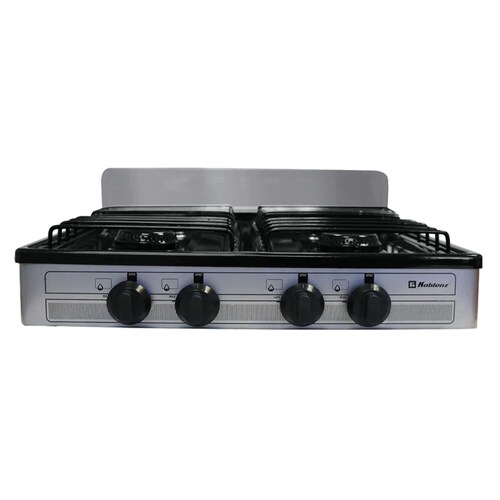 PARILLA DE GAS KOBLENZ PSK-400S VICTORIA 4 QUEMADORES SILVER ENDY6.