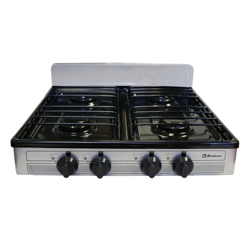 PARILLA DE GAS KOBLENZ PSK-400S VICTORIA 4 QUEMADORES SILVER ENDY6.