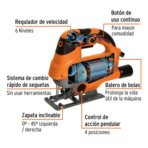 Set Sierra Caladora Profesional +5 Seguetas 10 Dpp Zanco T