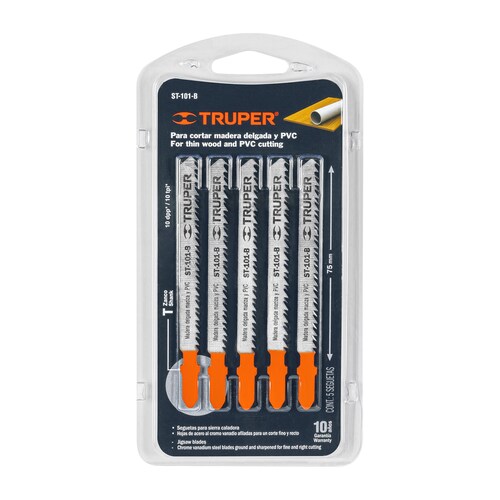 Set Sierra Caladora Profesional +5 Seguetas 10 Dpp Zanco T