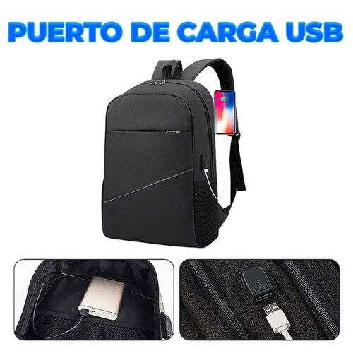 Juego Set 3 Mochilas Escolar y Viaje Con Puerto USB .