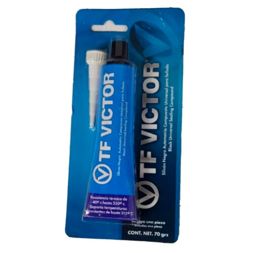 Silicon Negro Automotriz Marca Tf Victor