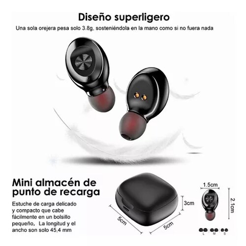 Audífonos in-ear gamer inalámbricos XG-8 negro