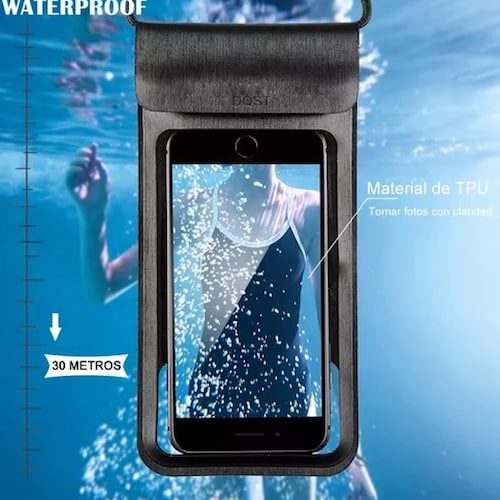 2pz Bolsa Protectora Impermeable Para Teléfono Móvil.