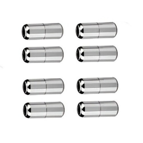 Agujetas Sin Nudo Elásticas Hebilla Metal 4 Pares