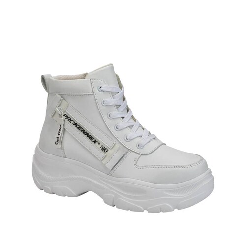 Botines tipo Hiker Prokennex color blanco de mujer, mod. 1090080