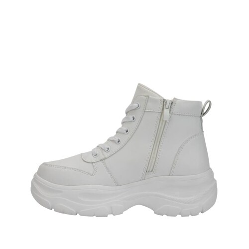 Botines tipo Hiker Prokennex color blanco de mujer, mod. 1090080