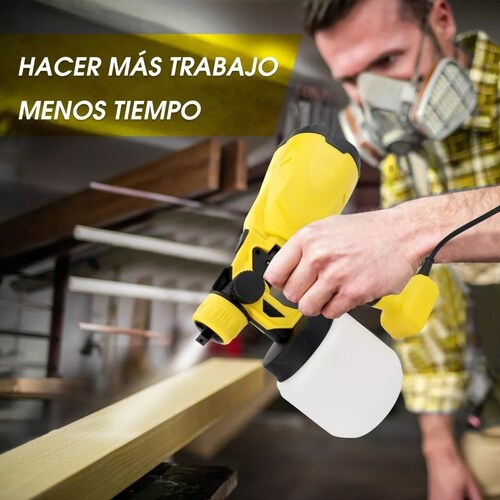 Pistola Para Pintar Eléctrica Con 3 Modos De Pulverización