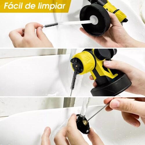 Pistola Para Pintar Eléctrica Con 3 Modos De Pulverización