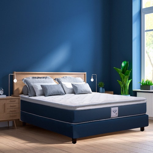 Colchon Ambar Spring Air - Individual - Box Gratis.