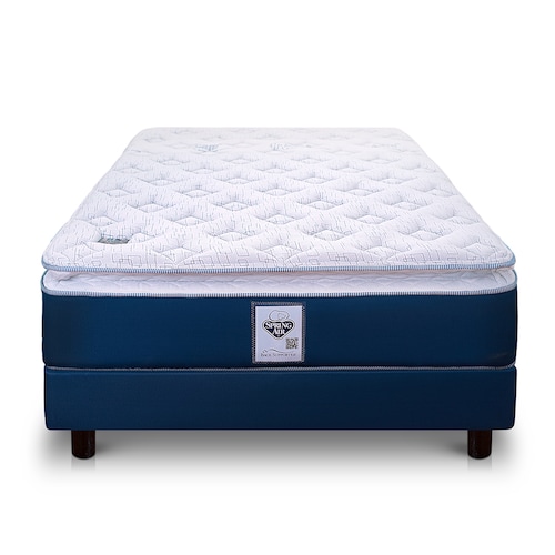 Colchon Ambar Spring Air - Individual - Box Gratis.