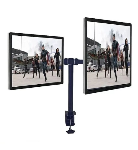 Soporte Para Monitor Doble Para Montaje En Pared