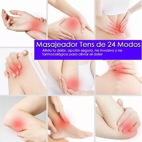 Electroestimulador De Pulso Recargable 24 Modos