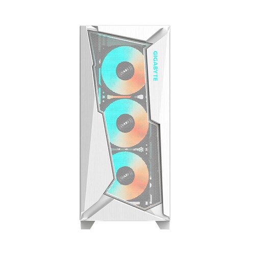 Gabinete Gigabyte C301 GLASS con Ventana Midi-Tower ATX USB 3.0 sin Fuente ARGB Blanco.