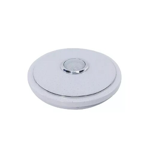 Lámpara De Techo Bluetooth 24w Luz Led Plafón Con Bocina