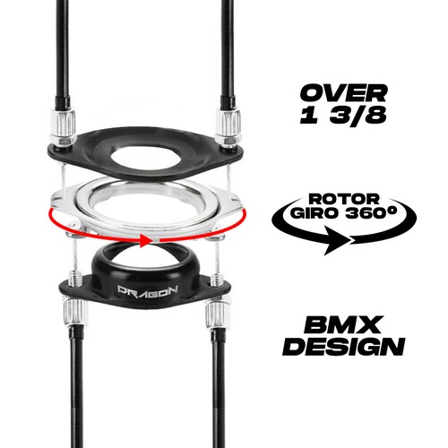 Freno Rotor Bmx 1 3/8 Over Para Bicicleta Freestyle