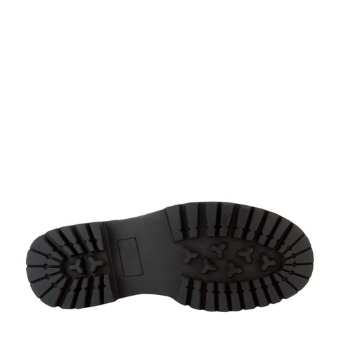 Botas militares de mujer, marca Goodyear de charol color vino, 1090001