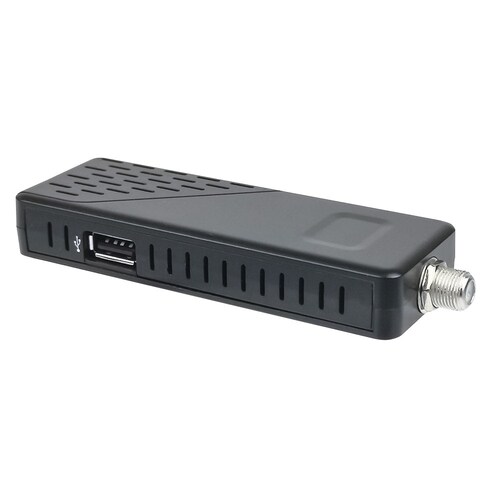 Master Decodificador Sintonizador Digital de Señal de Television Abierta para Televisores Analogicos (de Cinescopios Anteriores a Pantallas) Graba Programas y Reproduce Imagenes Musica y Videos desde USB Master TDT-STICK