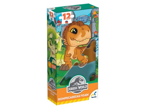 Rompecabezas Jurassic World en Foam 12 Piezas 